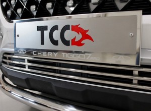 Обвес для CHERY Tiggo 7 PRO 2020 Рамка номерного знака (комплект)