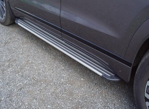 CHERY Tiggo 9 2024- Пороги алюминиевые Slim Line Silver 1820 мм Обвес для CHERY Tiggo 9 2024- Пороги алюминиевые Slim Line Silver 1820 мм