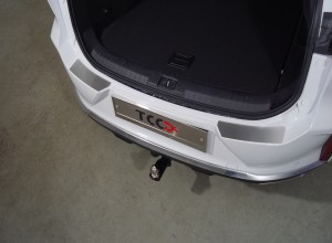 Обвес для EXEED TXL 1.6L Turbo 4WD 2021 Накладки на задний бампер (лист шлифованный) 2шт