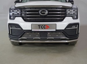 Обвес для GAC GS8 2.0T 4WD 2021- Защита передняя нижняя 42,4 мм