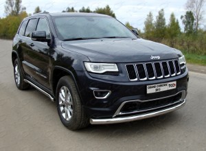 Обвес для JEEP Grand Cherokee 2013-2017 Защита передняя нижняя 76,1 мм