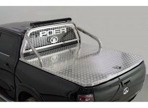 GREAT WALL Wall POER 2.0TP 8AT 4D 4WD 2025 Защита кузова и заднего стекла (для крышки) 75х42 мм со светодиодной фарой Обвес для GREAT WALL Wall POER 2.0TP 8AT 4D 4WD 2025 Защита кузова и заднего стекла (для крышки) 75х42 мм со светодиодной фарой