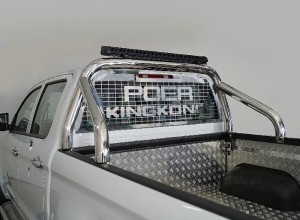 Обвес для GREAT WALL Wall POER KINGKONG 2023- Защита кузова и заднего стекла 76,1 мм со светодиодной фарой