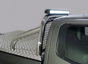 Обвес для GREAT WALL Wall POER KINGKONG 2023- Защита кузова (для крышки) 76,1 мм со светодиодной фарой