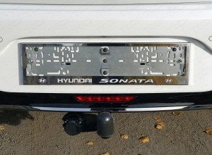 Обвес для HYUNDAI Sonata 2018- Рамка номера (комплект)