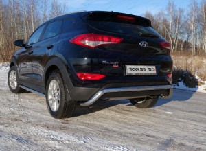 Обвес для HYUNDAI Tucson 2015-2018 Защита задняя (кенгурин) 60,3 мм