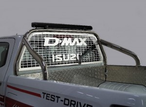 Обвес для ISUZU D-MAX 3.0D 2019- Защита кузова и заднего стекла 75х42 мм со светодиодной фарой