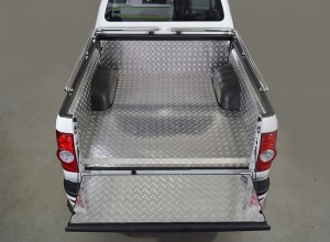 Обвес для JAC T6 (4WD) 2.0T (бенз) 2021- Защитный алюминиевый вкладыш в кузов автомобиля (комплект)