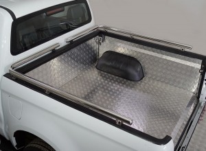 Обвес для JAC T6 (4WD) 2.0T (бенз) 2021- Рейлинг на кузов гнутый 42,4 мм (комплект)