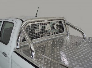 Обвес для JAC T8 Pro 4WD 2.4T МКПП 2023- Защита кузова и заднего стекла (для крышки) 76,1 мм