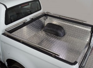 Обвес для JAC T8 Pro 4WD 2.4T МКПП 2023- Рейлинг на кузов гнутый 42,4 мм (комплект)