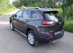 Обвес для JEEP Cherokee (Sport, Longitude, Limited) 2014- Пороги труба 60,3 мм