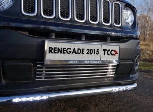 Обвес для JEEP Renegade 4WD 2015- Решетка радиатора нижняя 12 мм