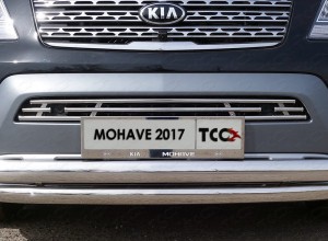 Обвес для KIA Mohave 2017-2020 Решетка радиатора 16 мм (с парктроником)