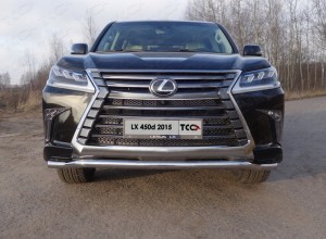 Обвес для LEXUS LX 450d/LX 570 2015- (кроме F-Sport) Защита передняя нижняя 60,3 мм