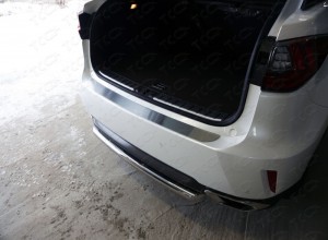 Обвес для LEXUS RX200t/RX300/RX350/RX450h (AL20) 2015- (кроме F-Sport) Накладка на задний бампер (лист шлифованный)