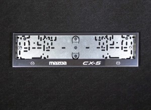 Обвес для MAZDA CX-5 2017- Рамка номера (комплект)