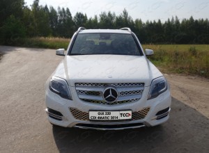 Обвес для MERCEDES-BENZ GLK 220 CDI 4MATIC 2012-2015 Решетка радиатора нижняя (лист)