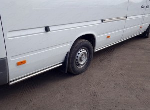 Обвес для MERCEDES-BENZ Sprinter Classic (W905) 2014- Пороги труба 42,4 мм + пороги труба (задняя) 42,4 мм