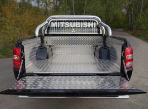 Обвес для MITSUBISHI L200 2015-2018 Защитный алюминиевый вкладыш в кузов автомобиля (комплект)