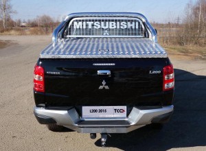 Обвес для MITSUBISHI L200 2015-2018 Защита кузова и заднего стекла 76,1 мм (для крышки)
