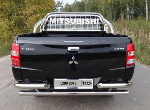 Обвес для MITSUBISHI L200 2015-2018 Защита кузова и заднего стекла 75х42 мм (только для кузова)