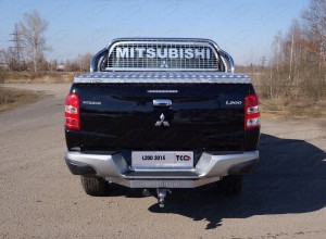 Обвес для MITSUBISHI L200 2015-2018 Защита кузова и заднего стекла 75х42 мм (для крышки)