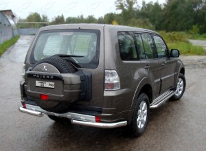 Обвес для MITSUBISHI Pajero IV 2011-2014 Защита задняя (уголки) 76,1 мм