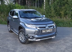 Обвес для MITSUBISHI Pajero Sport 2016-2020 Решетка радиатора 16 мм (для а/м без датчиков парковки)