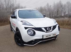 Обвес для NISSAN Juke 2014- (2WD) Защита передняя (кенгурин) 42,4 мм