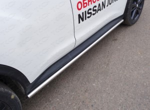 Обвес для NISSAN Juke 2014- (2WD) Пороги труба 42,4 мм