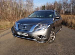 Обвес для NISSAN Pathfinder 2014- Защита передняя (кенгурин) 60,3 мм