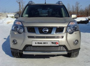 Обвес для NISSAN X-Trail (T31) 2011-2015 Решётка радиатора верхняя 12 мм