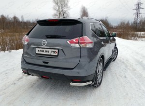 Обвес для NISSAN X-Trail (T32) 2015-2018 Защита задняя (уголки) 60,3 мм