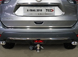 Обвес для NISSAN X-Trail (T32) 2018- Накладка на заднюю дверь (лист шлифованный)