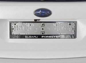 Обвес для SUBARU Forester (S5) 2018- Рамка номерного знака (комплект)