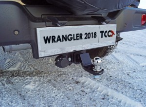 Обвес для JEEP Wrangler 5D (2.0T, JL) 2018- Фаркоп (оцинкованный, шар E)