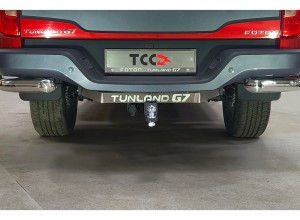 Обвес для FOTON Tunland G7 2.0 Diesel АКПП 4WD 2024 Фаркоп (шар E, надпись Tunland G7)