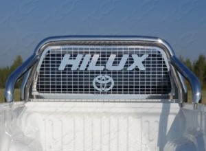 Обвес для TOYOTA Hilux 2015- Защита кузова и заднего стекла 76,1 мм (только для кузова)