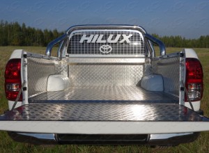 Обвес для TOYOTA Hilux Black Onyx 2020 Защитный алюминиевый вкладыш в кузов автомобиля (комплект)