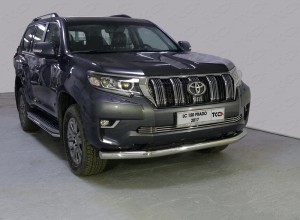 Обвес для TOYOTA Land Cruiser 150 Prado 2017- Защита передняя нижняя 76,1 мм