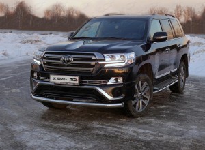 Обвес для TOYOTA Land Cruiser 200 EXECUTIVE 2016-2018 Защита передняя нижняя 76,1 мм