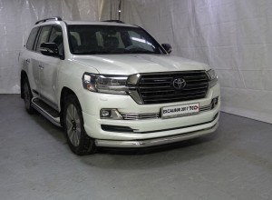 Обвес для TOYOTA Land Cruiser 200 EXCALIBUR 2017- Защита передняя нижняя 76,1 мм