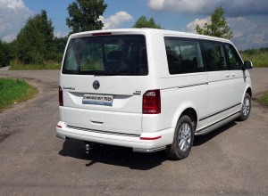 Обвес для VOLKSWAGEN Caravelle 2017- Защита задняя (уголки) 42,4 мм