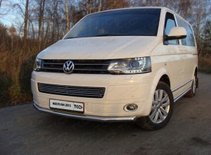 Обвес для VOLKSWAGEN Multivan (T5) 2010-2015 Защита передняя нижняя 60,3 мм