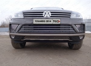 Обвес для VOLKSWAGEN Touareg 2014-2018 Решетка радиатора центральная (лист)