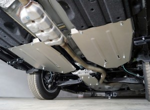 Обвес для SUBARU XV 2017- Защита бака левая (алюминий) 4мм для Subaru XV 2017-