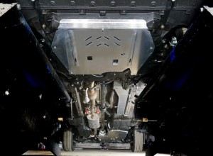 Обвес для HAVAL F7 4WD 2022- Защиты комплект (алюминий) 4мм (картер, кпп, топливные магистрали, бак и задний дифференциал) для Haval F7 4WD 2022-