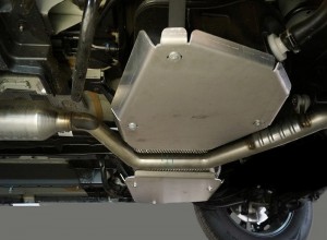 Обвес для HAVAL Dargo 2022- Защита бака (алюминий) 4мм (комплект 2 шт) для Haval Dargo (4WD) 2022-