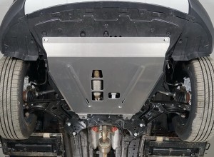 Обвес для CHANGAN CS55 2WD 2022- Защита картера и КПП (алюминий) 4 мм